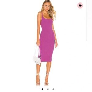 LYDIA MIDI DRESS
Color: Punch Purple